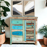 Kraft Bazaar Vistoso Sideboard 4 drawers 90x40x90Cm